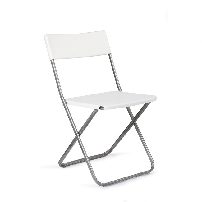 Photo de Chaise pliable Jeff blanche