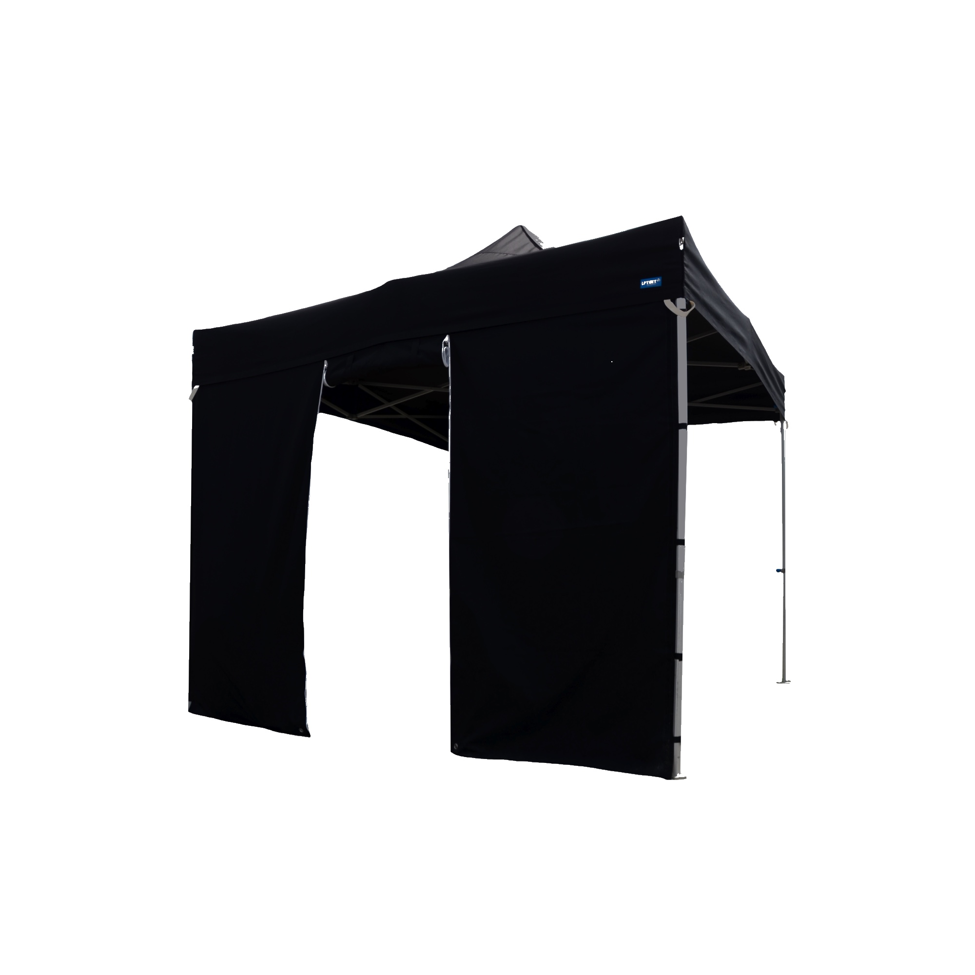 Photo de Mur de tente noir porte 3 m