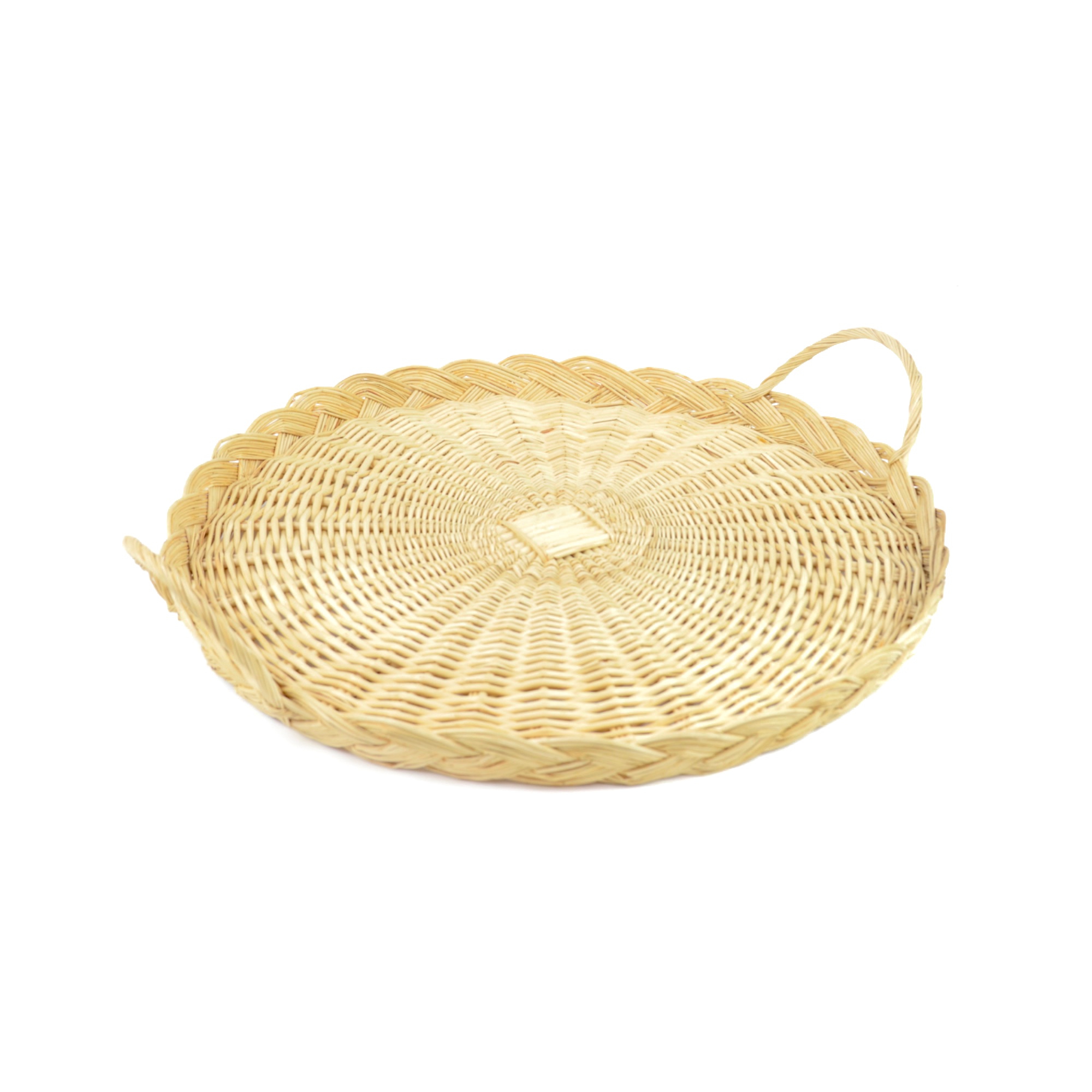 Photo de Corbeille ronde en osier diamètre 45 cm