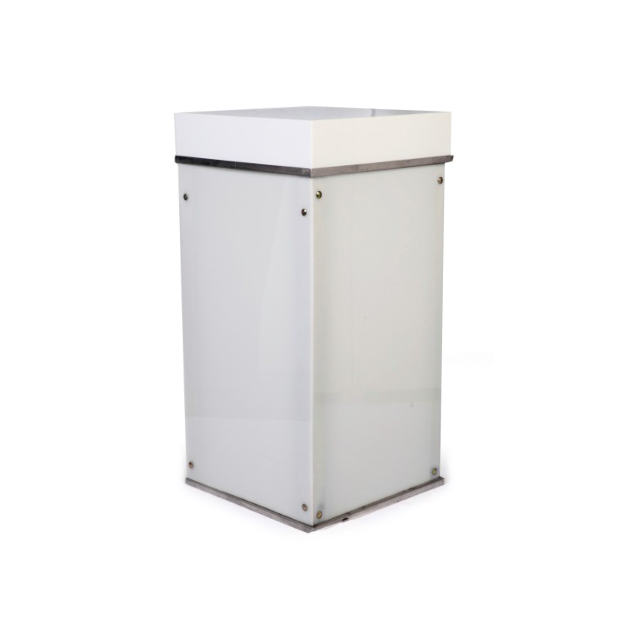 Photo de Table haute lumineuse carrée 60 x 60 cm h 120 Glowstar