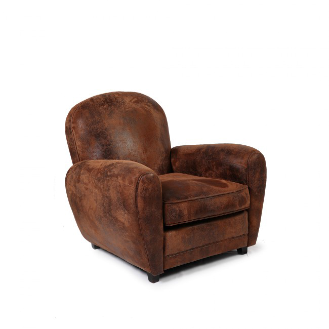 Photo de Fauteuil en cuir 88 x h 85 x 80 cm Arizona