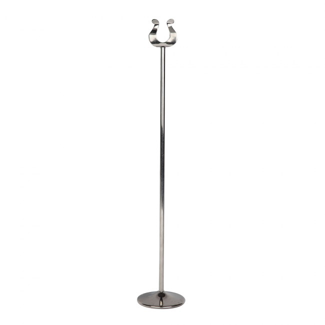 Photo de Support à numéro de table en inox h 20 cm