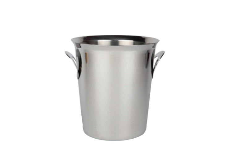 Photo de Seau  à champagne en inox diamètre 19 h 20 cm