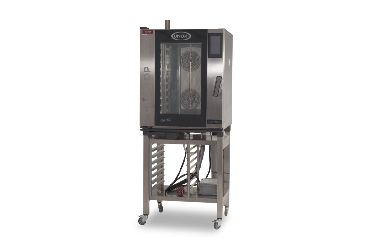 Photo de Four mixte à vapeur air chaud 7  niveaux GN 1/1