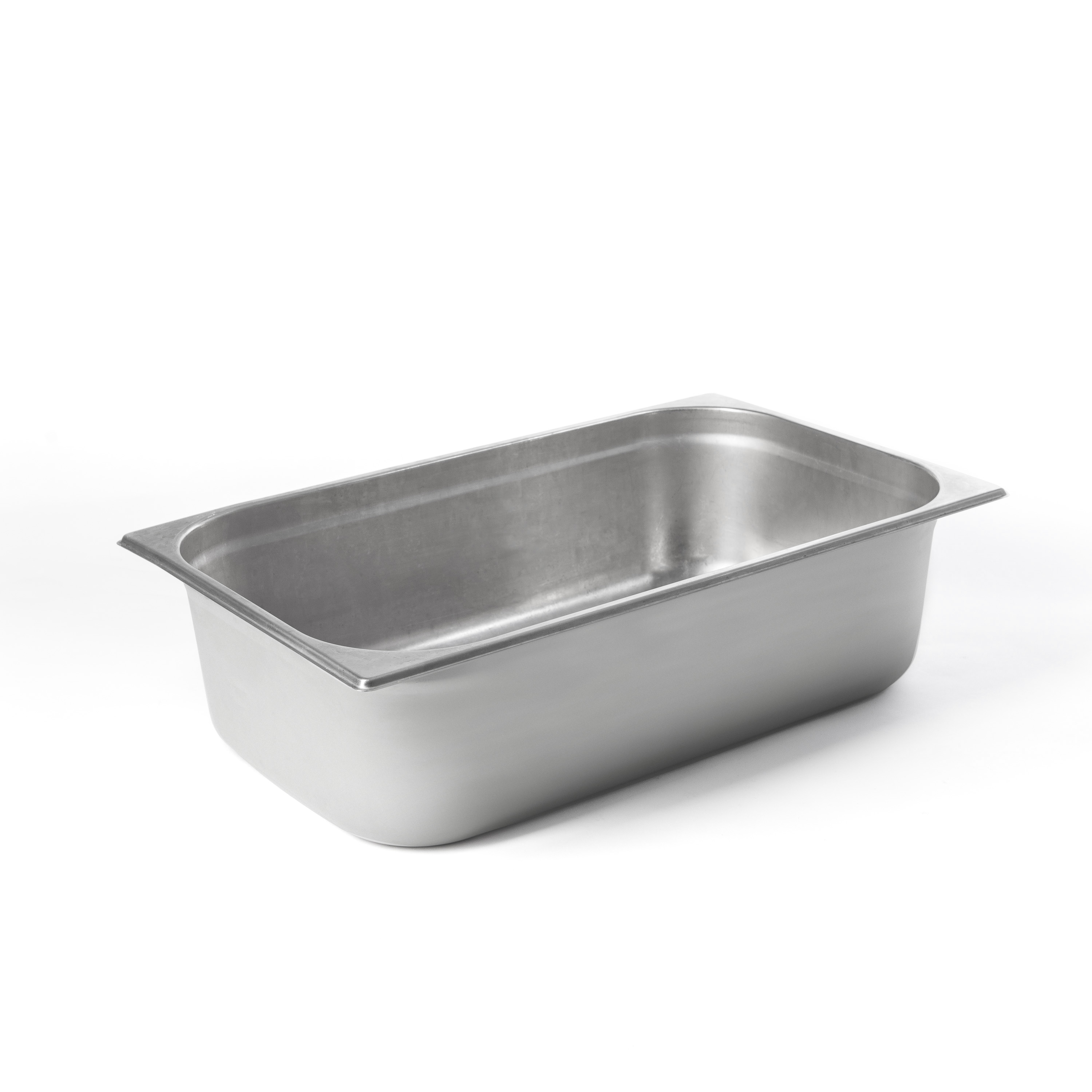 Photo de Bac gastro non perforé sans couvercle 53 x h 15 x 32 cm GN 1/1 Inox
