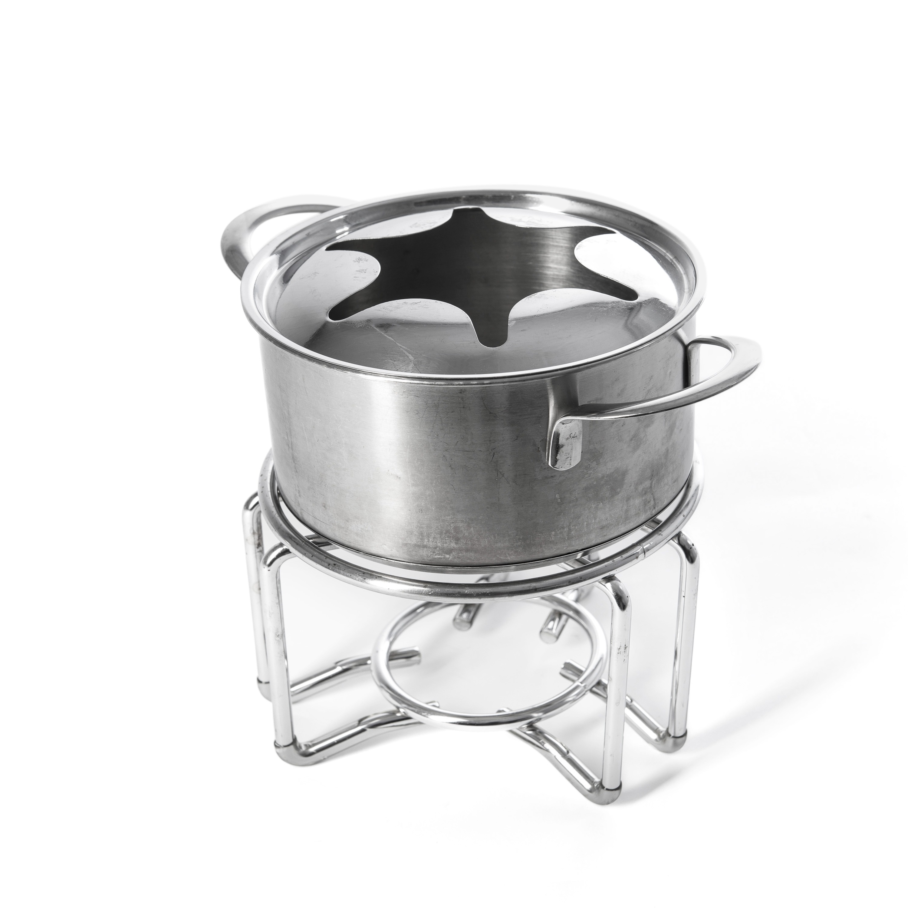 Photo de Caquelon à fondue chinoise ou bourguignonne pour 6 personnes 1.2 l (nettoyage inclus)