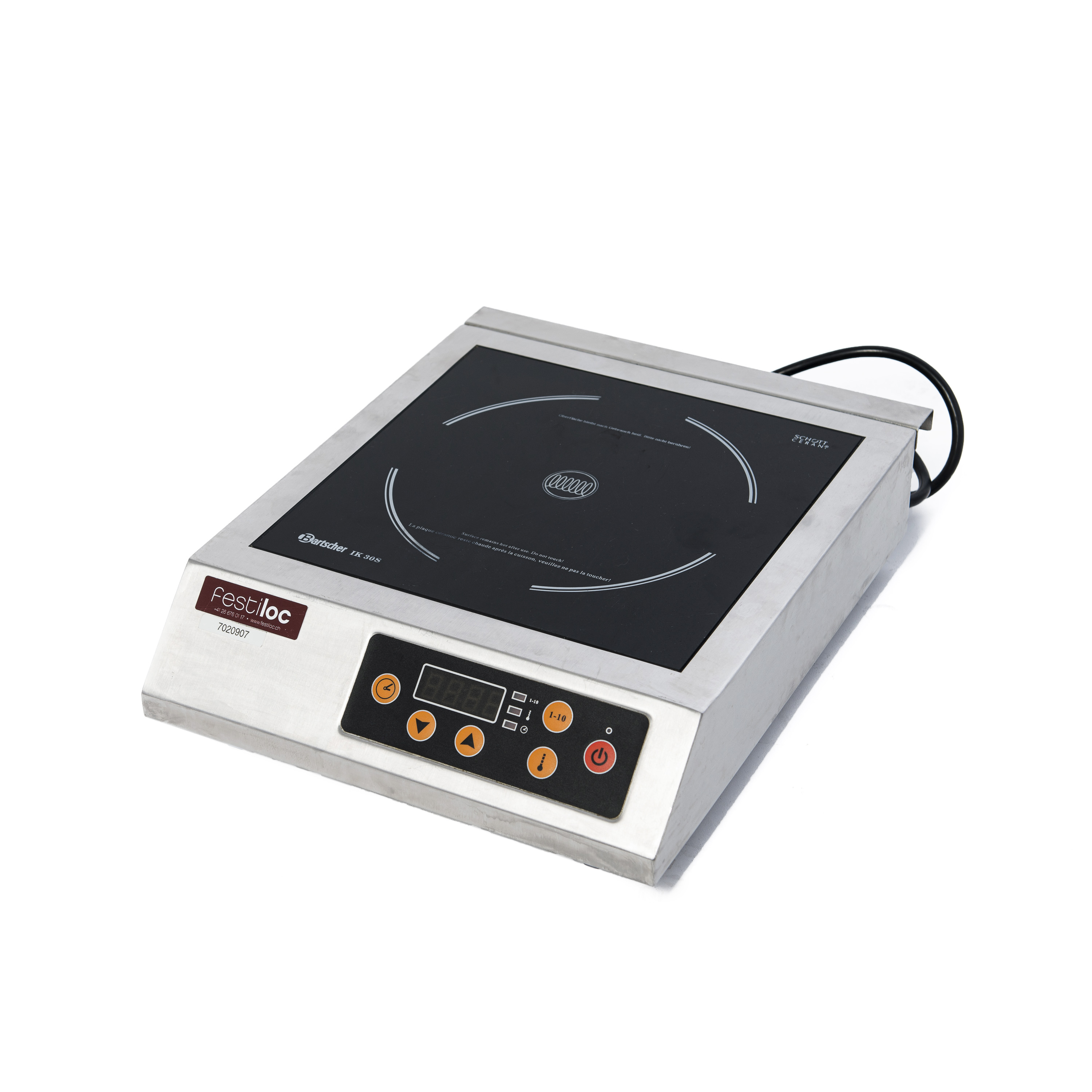 Photo de Plaque induction diamètre 23 cm 3000W
