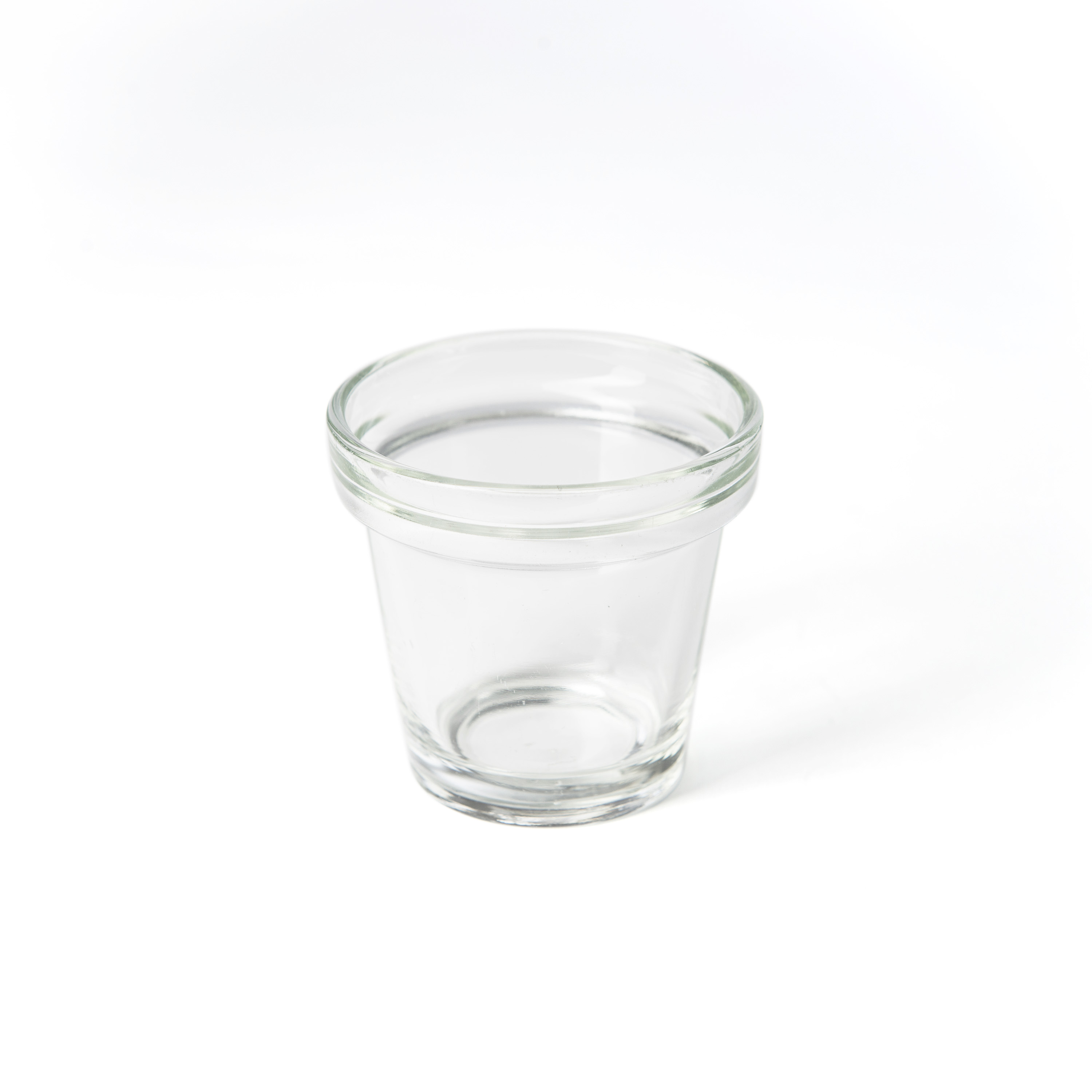Photo de Verre 8 cl diamètre 6.8 cm h 6 cm Pot de fleur