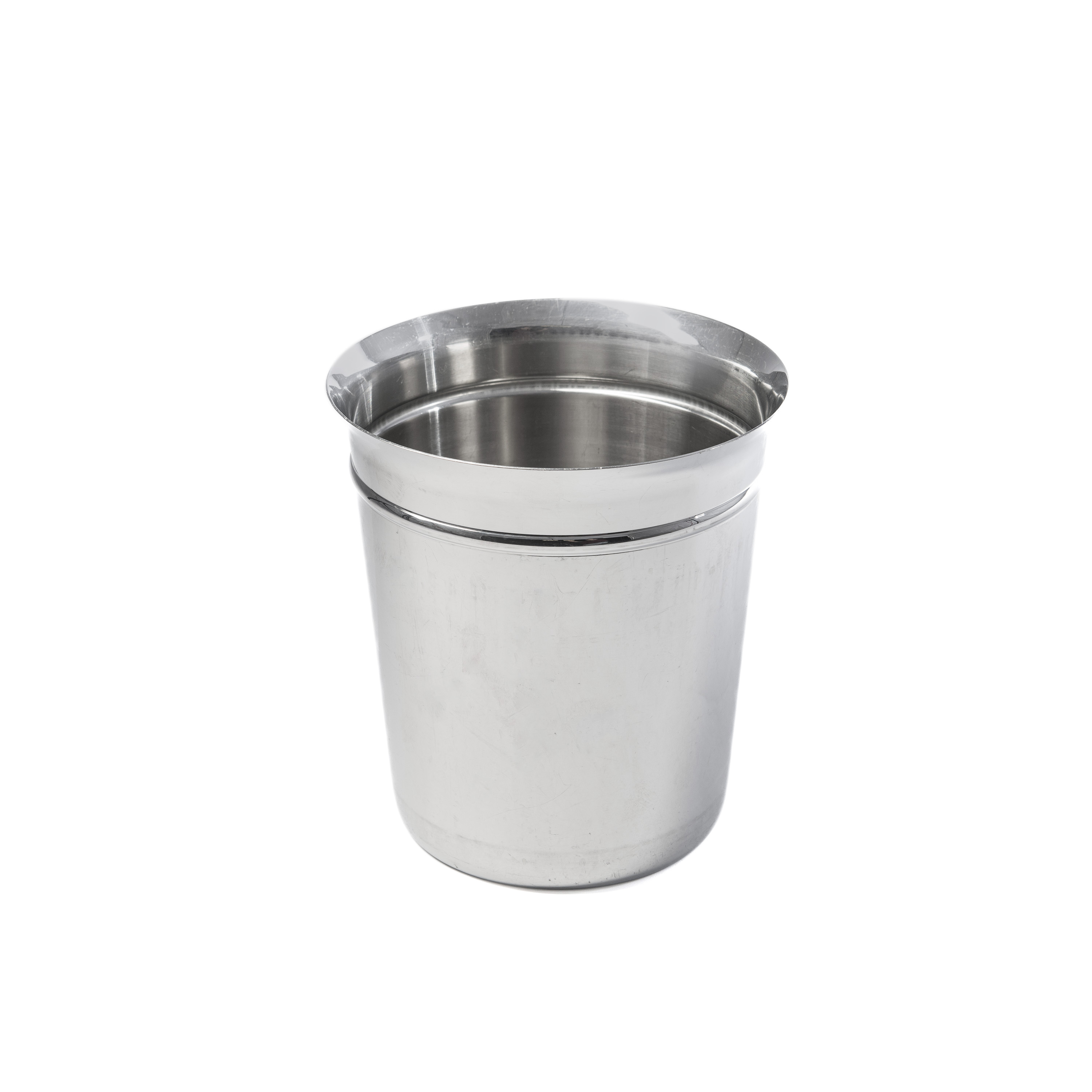 Photo de Seau à champagne en inox sans anse diamètre 19 h 21 cm