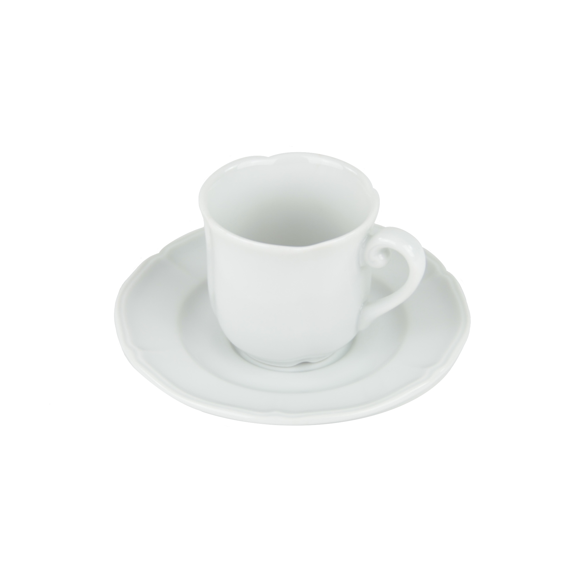 Photo de Tasse à expresso avec sous tasse diamètre 13 cm Baroque