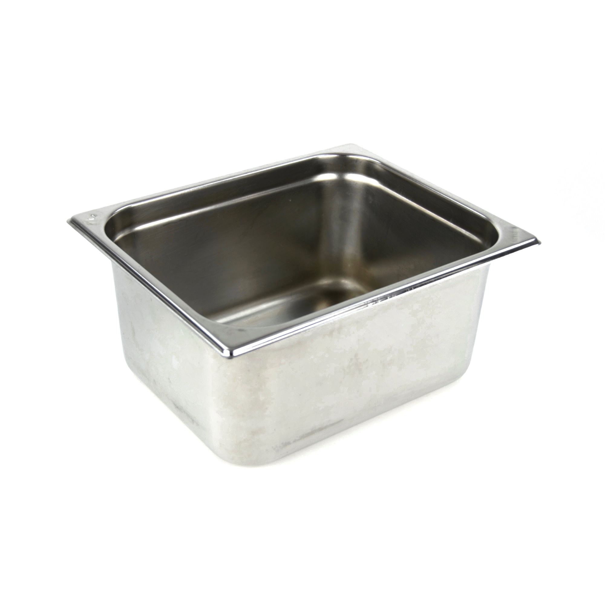 Photo de Bac Gastro non perforé sans couvercle 32 x h 15 x 26 cm GN 1/2 inox