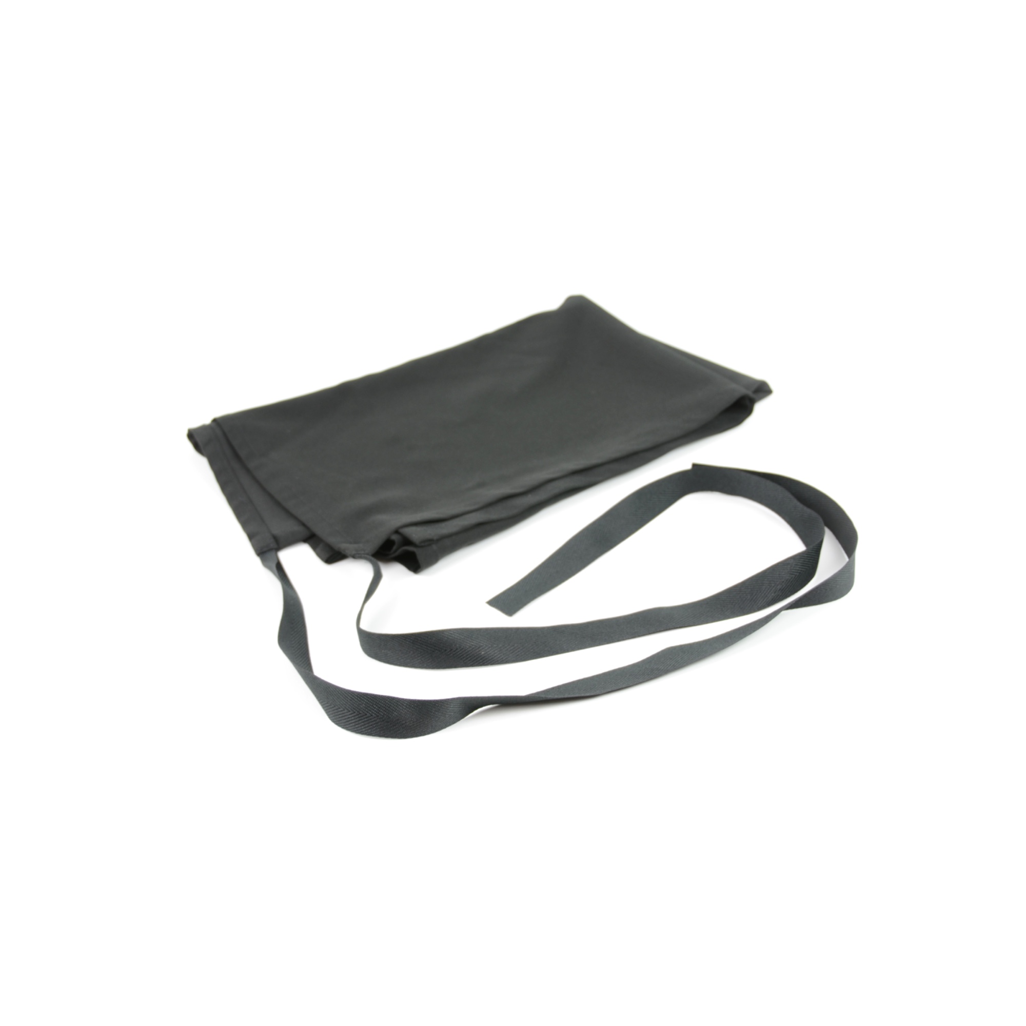 Photo de Tablier noir ceinture satin