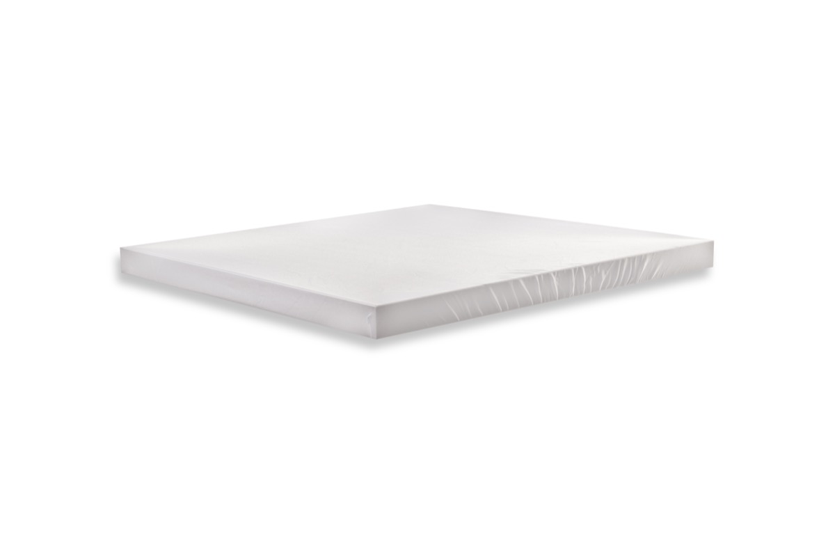 Photo de Housse blanche pour table carrée en bois 80 x 80 x h.73