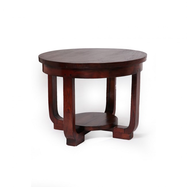 Photo de Table basse ronde diamètre 60 cm h 45 cm Charleston