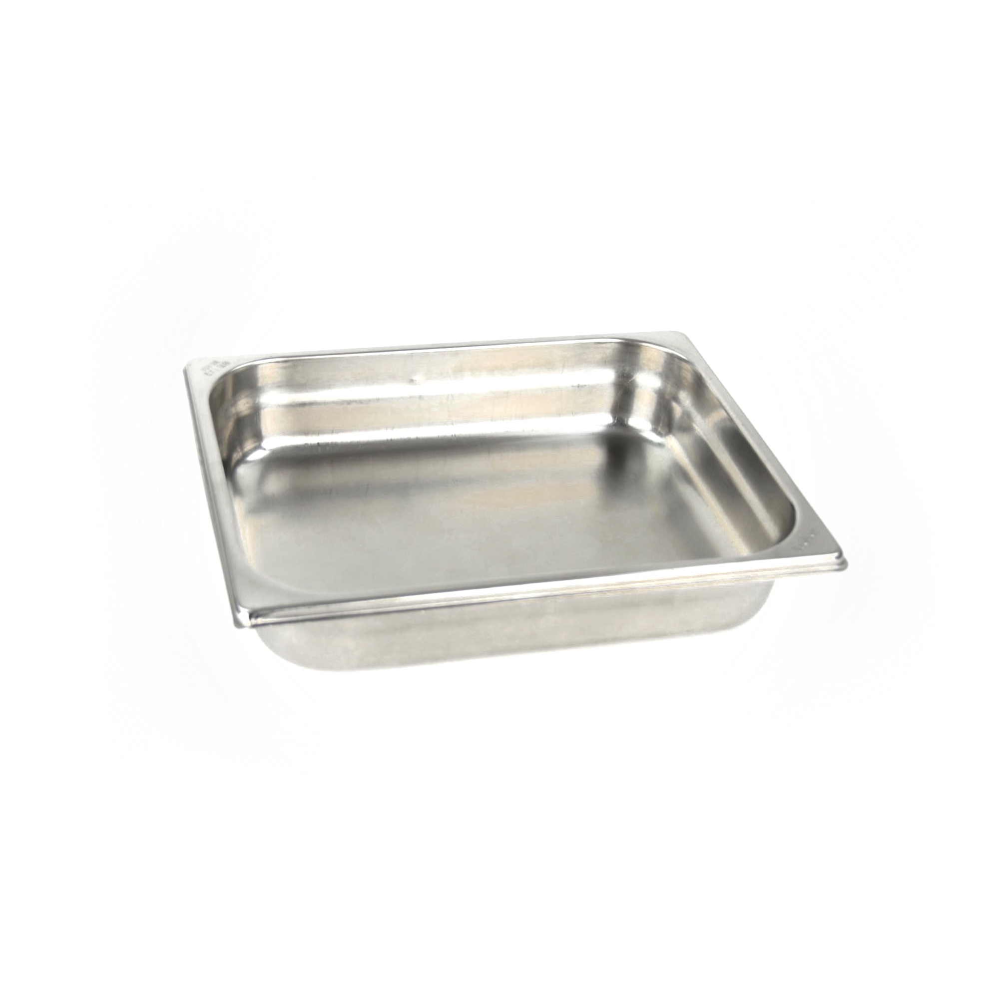 Photo de Bac gastro non perforé sans couvercle 32 x h 6 x 26 cm GN 1/2 Inox