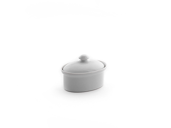 Photo de Gite ovale avec couvercle 6 cl 9 x h 4 x 6.5 cm Cortina