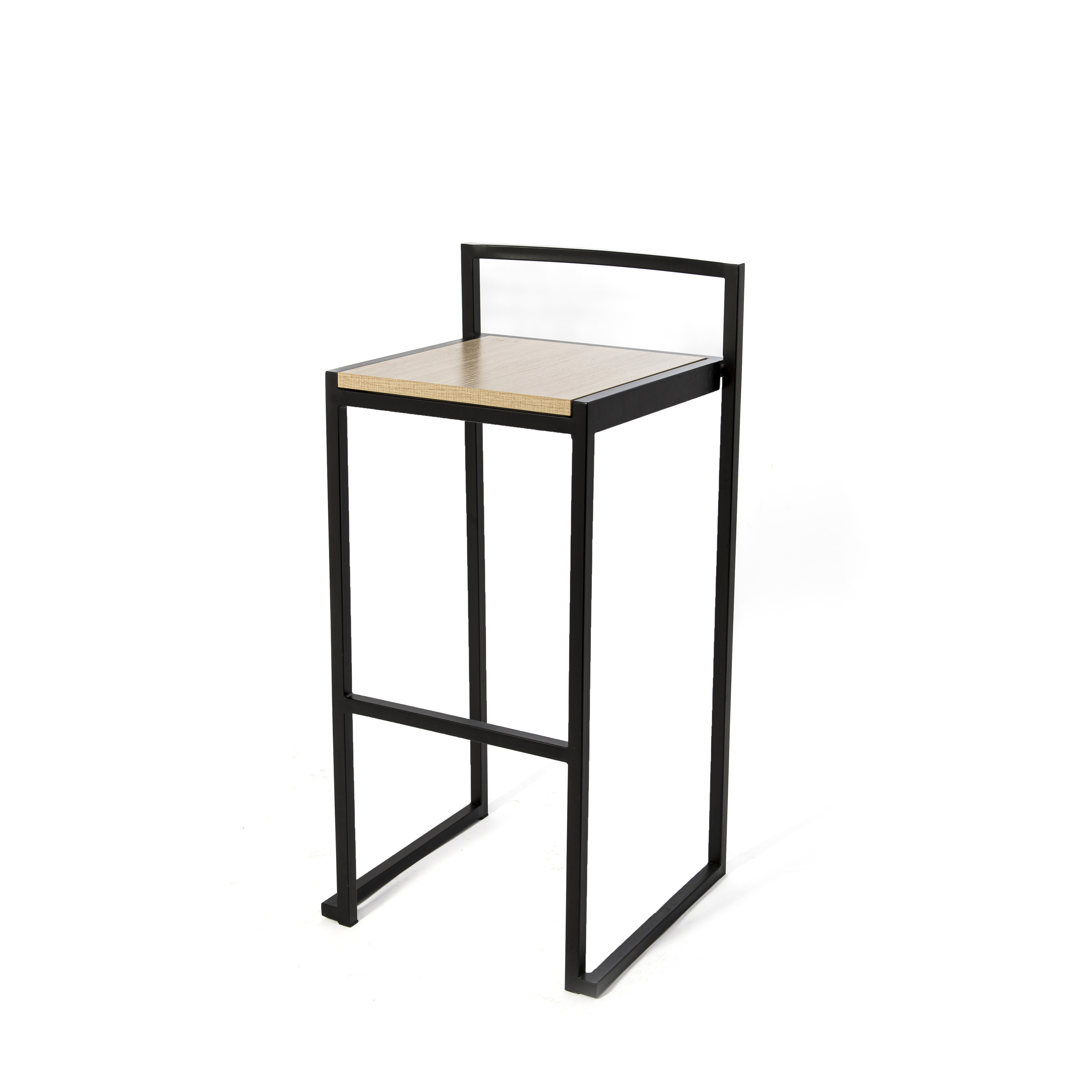 Photo de Assise bois clair pour tabouret haut Stako