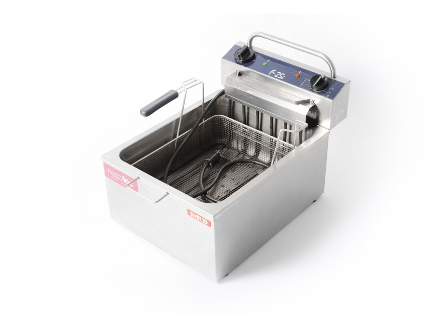 Photo de Friteuse de table électrique à poisson 24 l sans robinet de vidange