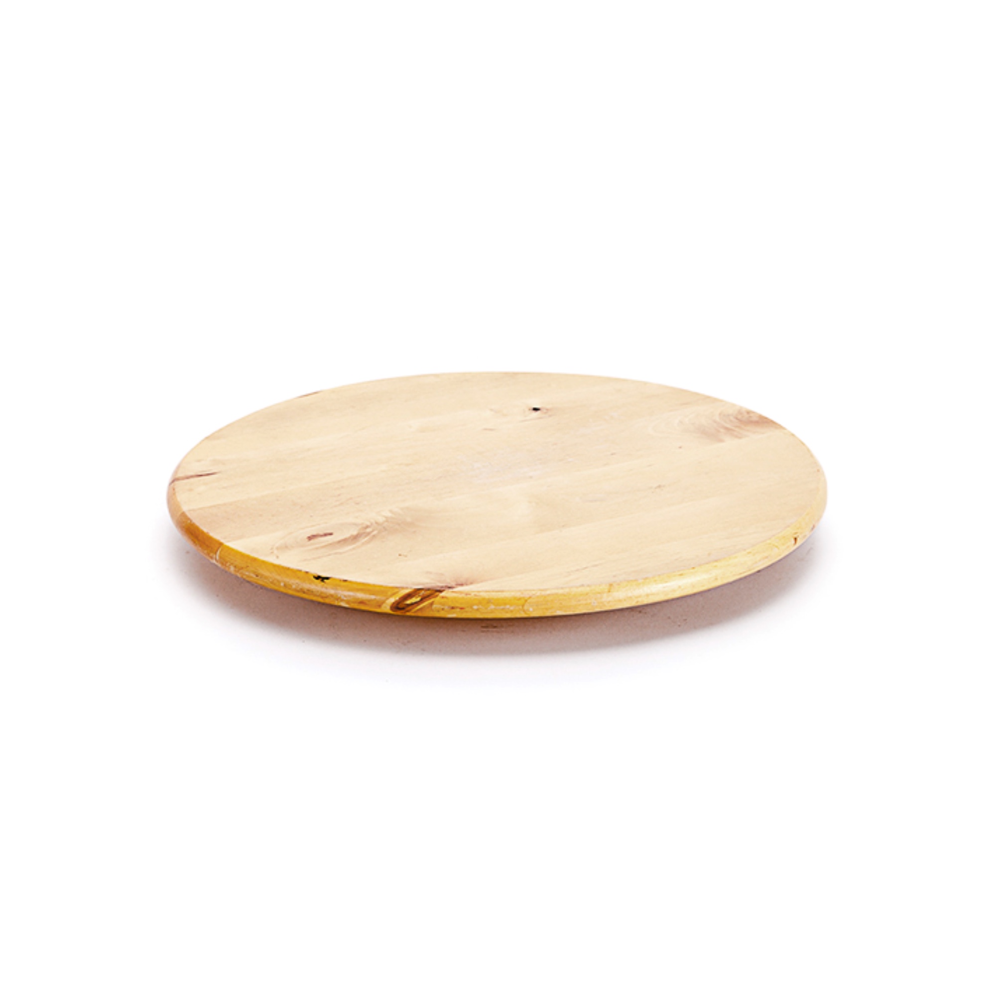 Photo de Plateau tournant rond en bois pour miroir diamètre 37.5 cm h 3cm