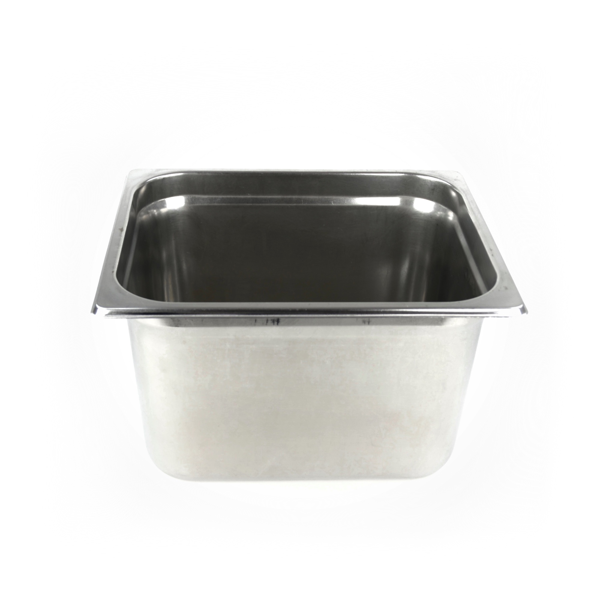 Photo de Bac gastro non perforé sans couvercle 32 x h 20 x 26 cm GN 1/2 Inox