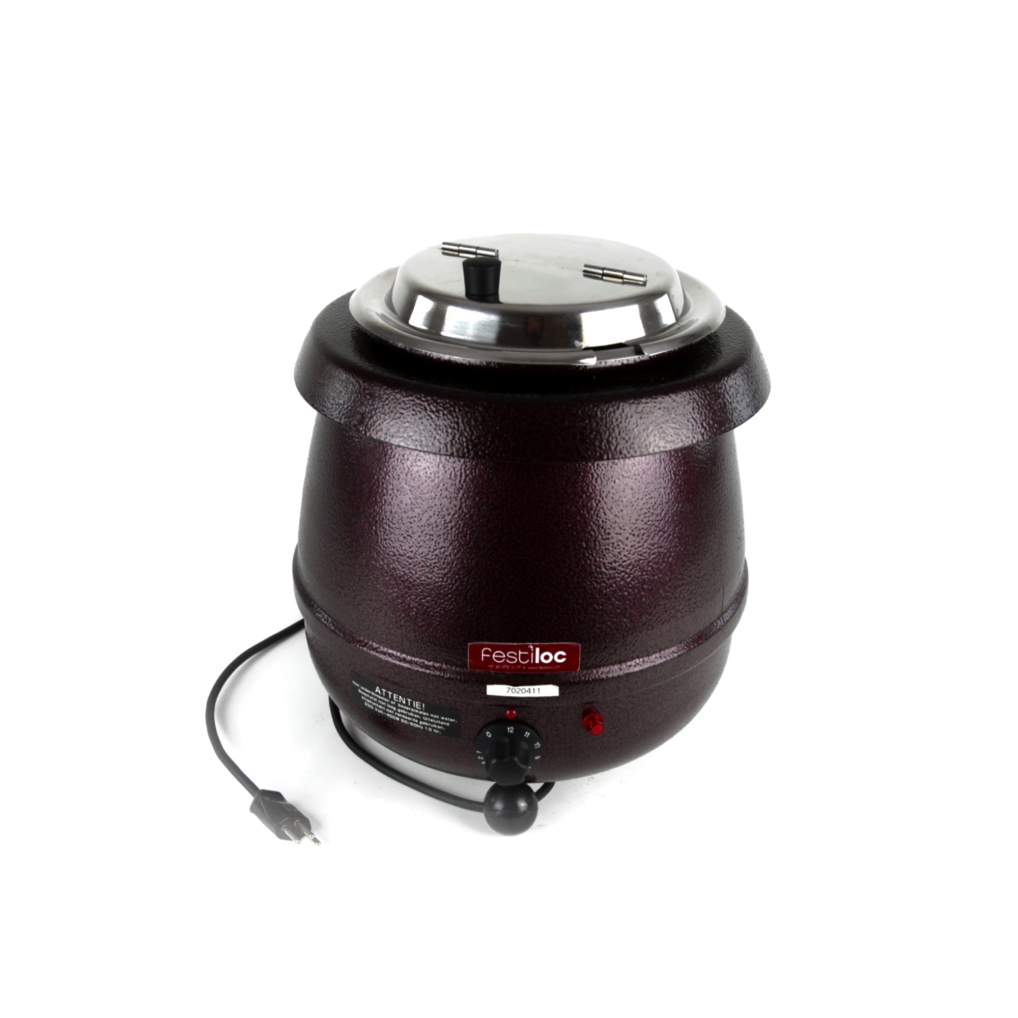 Photo de Soupière électrique en inox 9 l