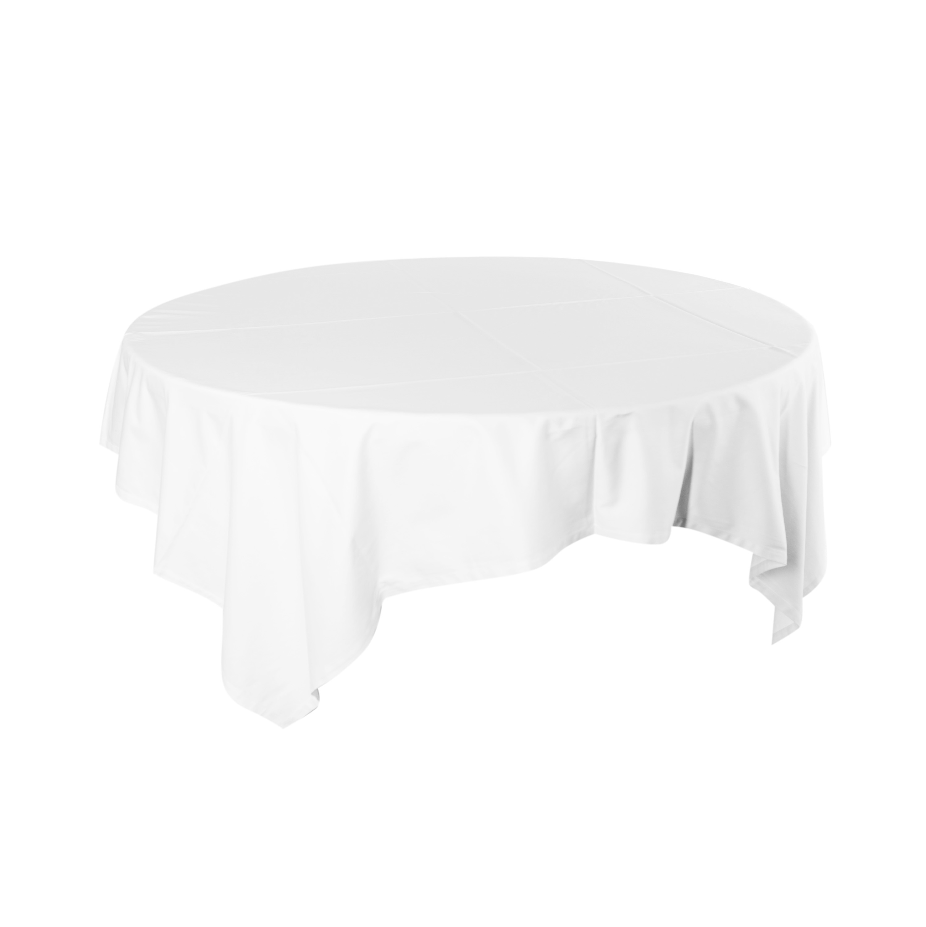 Photo de Nappe blanche carrée en tissu approxi. 250 x 250 cm  (nettoyage inclus)