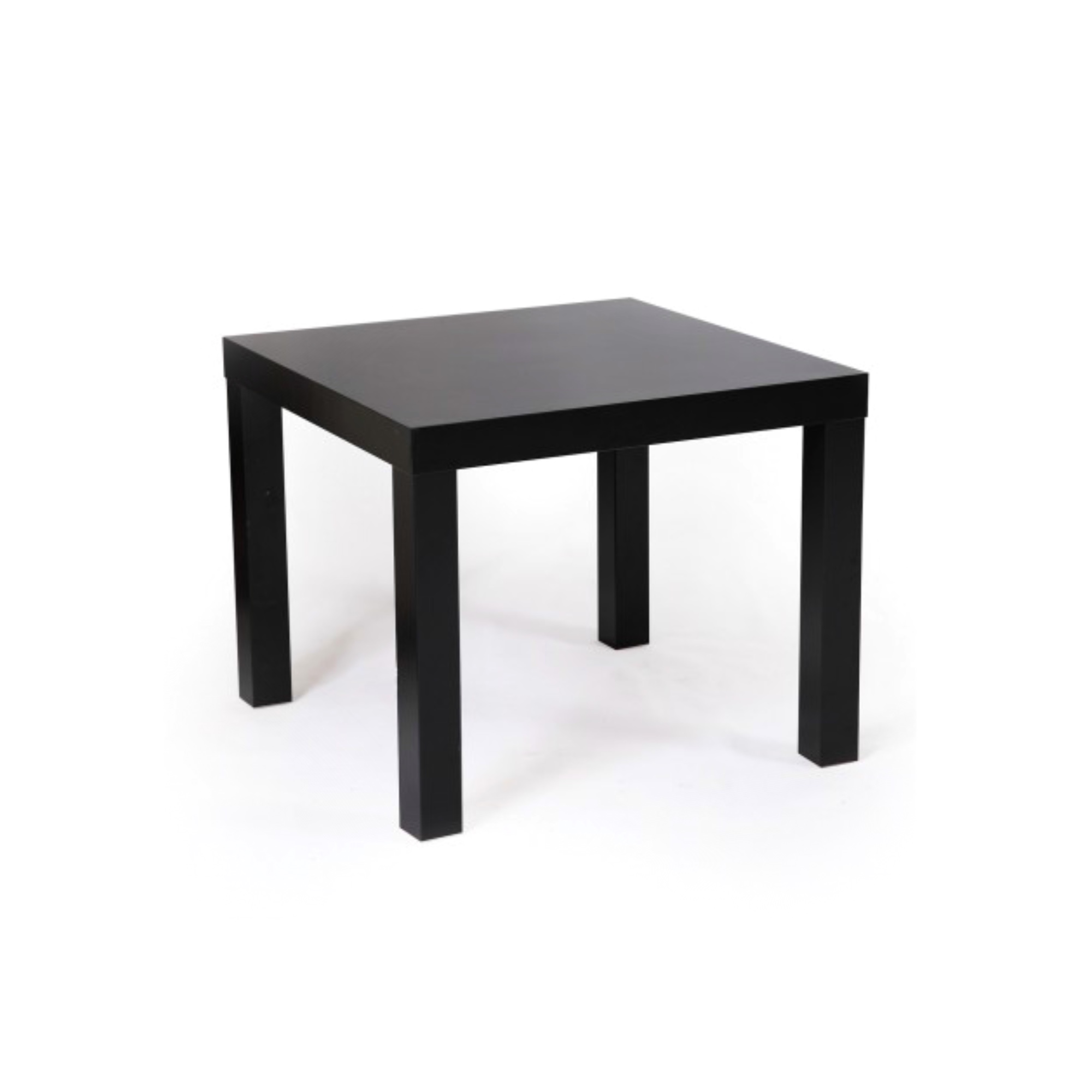 Photo de Table basse carrée noire 55 x 55 cm h 45 cm Lake