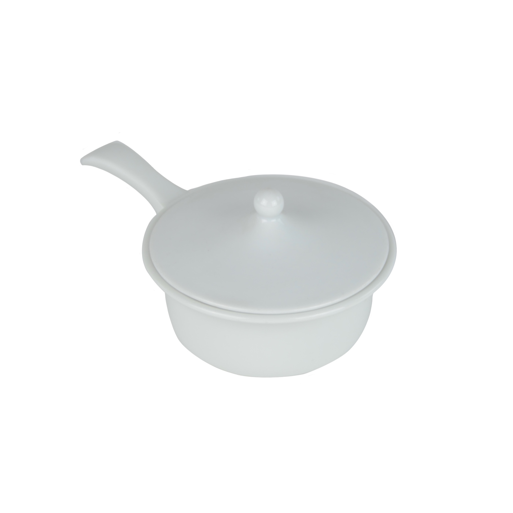 Photo de Cassolette à manche avec couvercle 14 cl diamètre 11 cm h 4,5 cm Cortina
