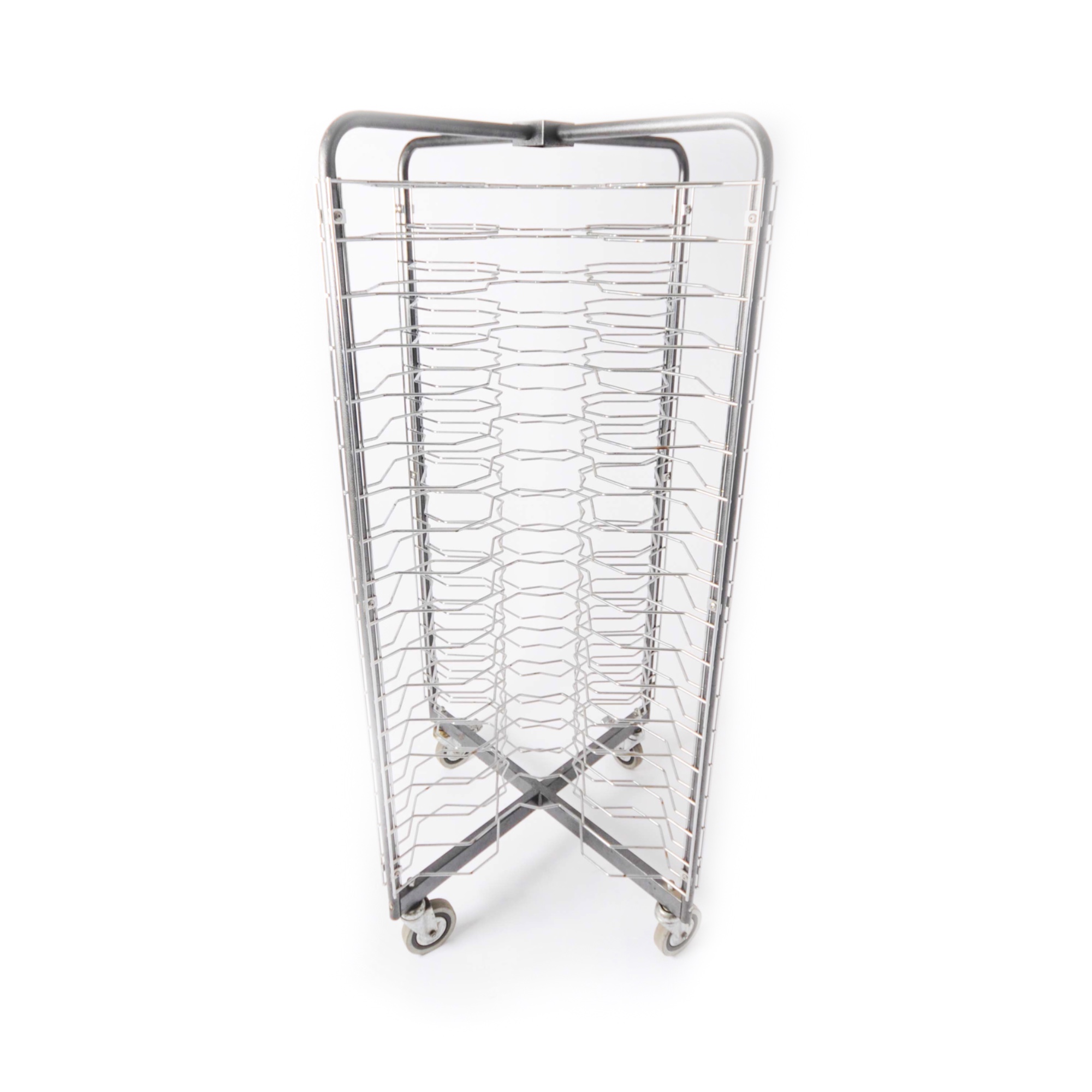 Photo de Chariot à assiettes 25cm diamètre à 18 étages pour env. 72-90 pièces 70 x h 170 x 70 cm