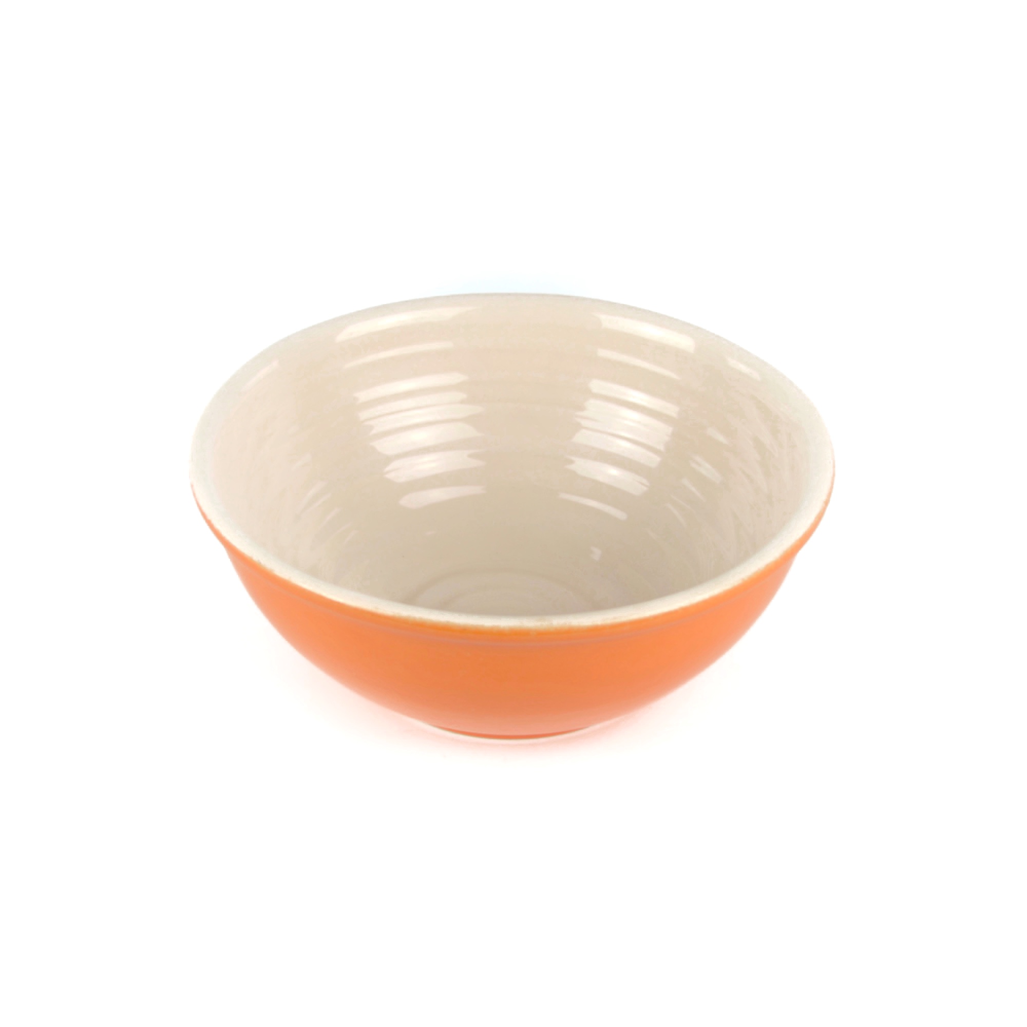 Photo de Saladier orange diamètre 24 cm h 24 cm Cyclad