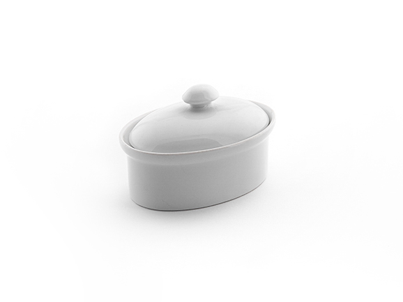 Photo de Gite ovale avec couvercle 10 cl 11 x h 4 x 7 cm Cortina