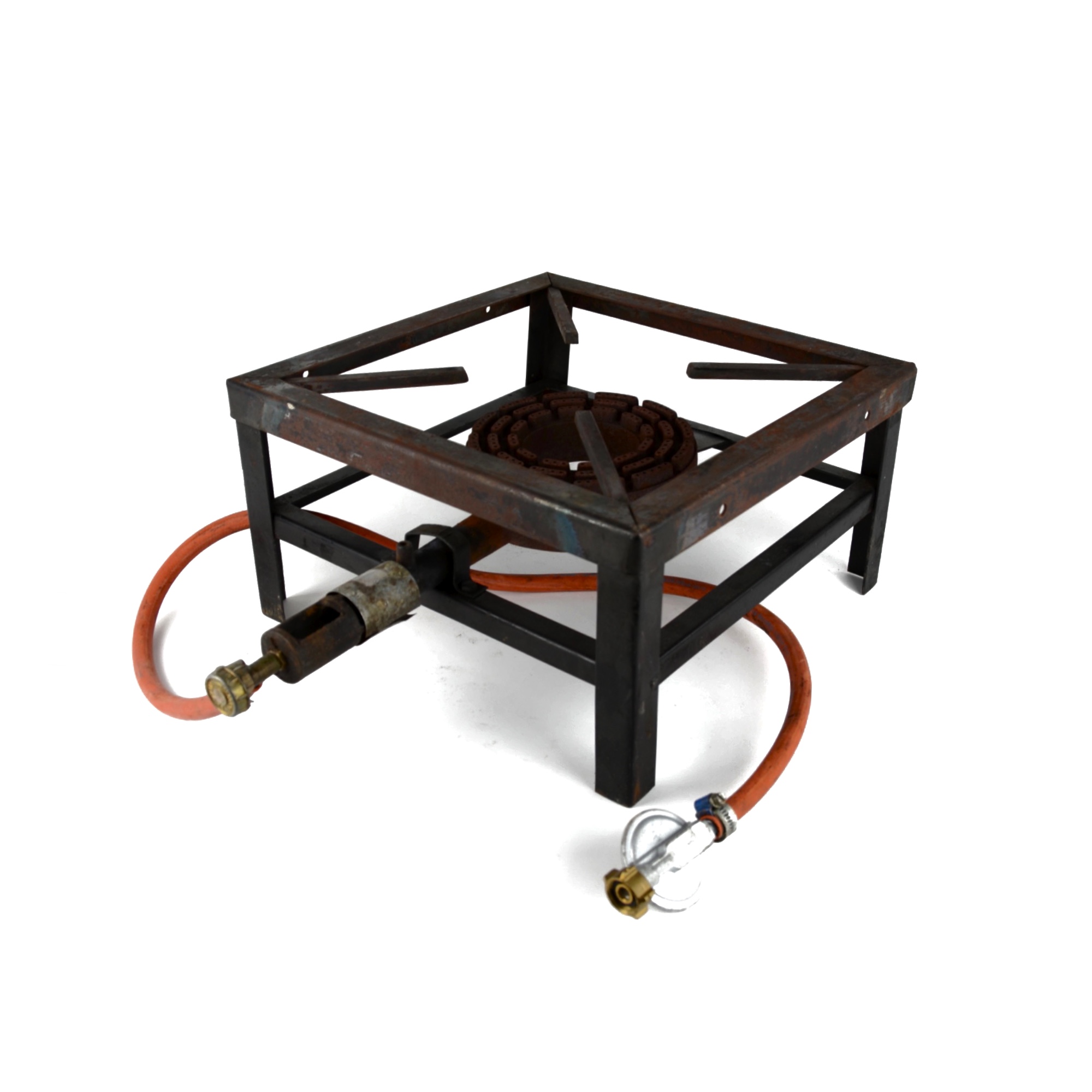 Photo de Brûleur à gaz carré pour marmite 38.5 x h 20.5 x 38.5 cm