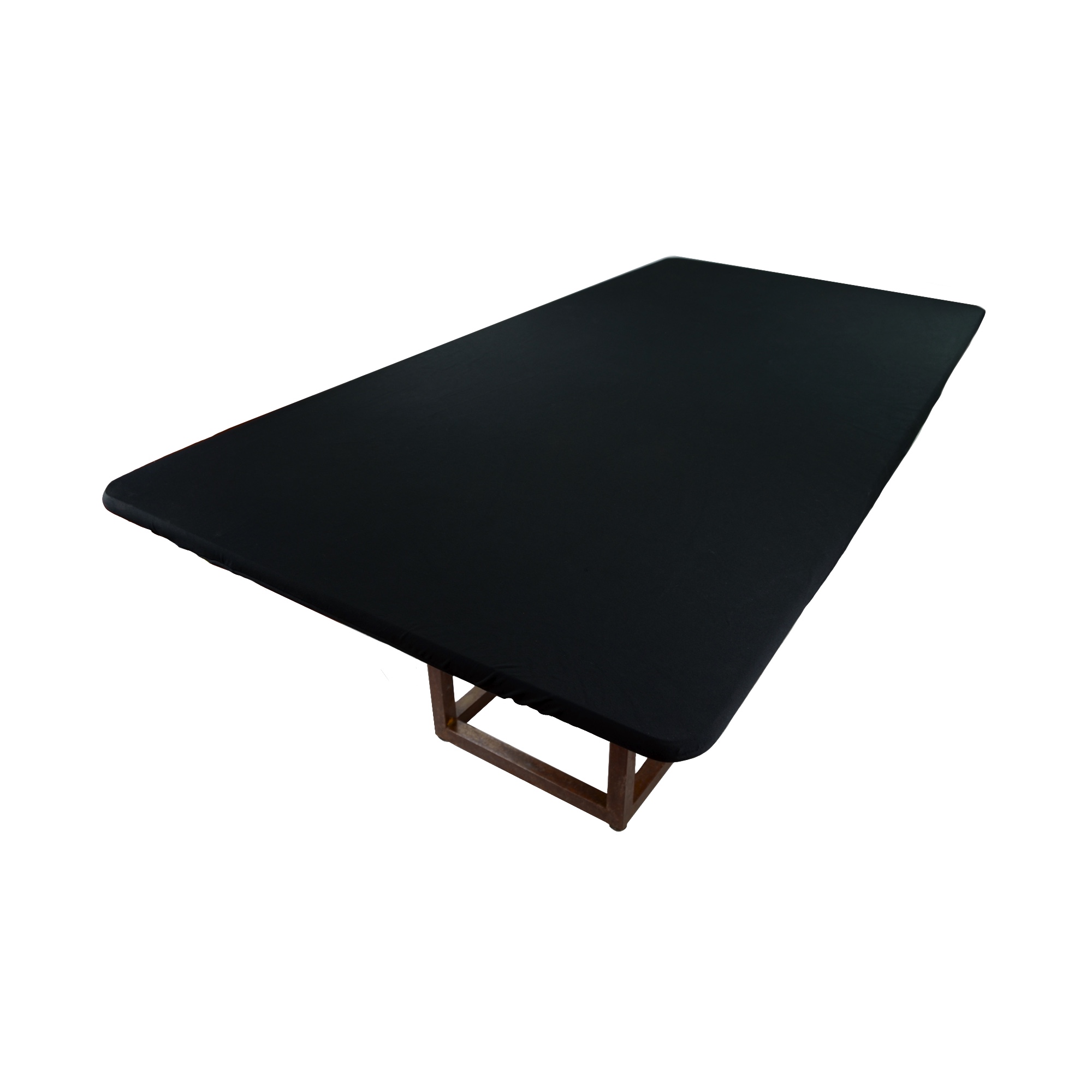 Photo de Housse noire stretch pour table en teck  200 x 100 cm