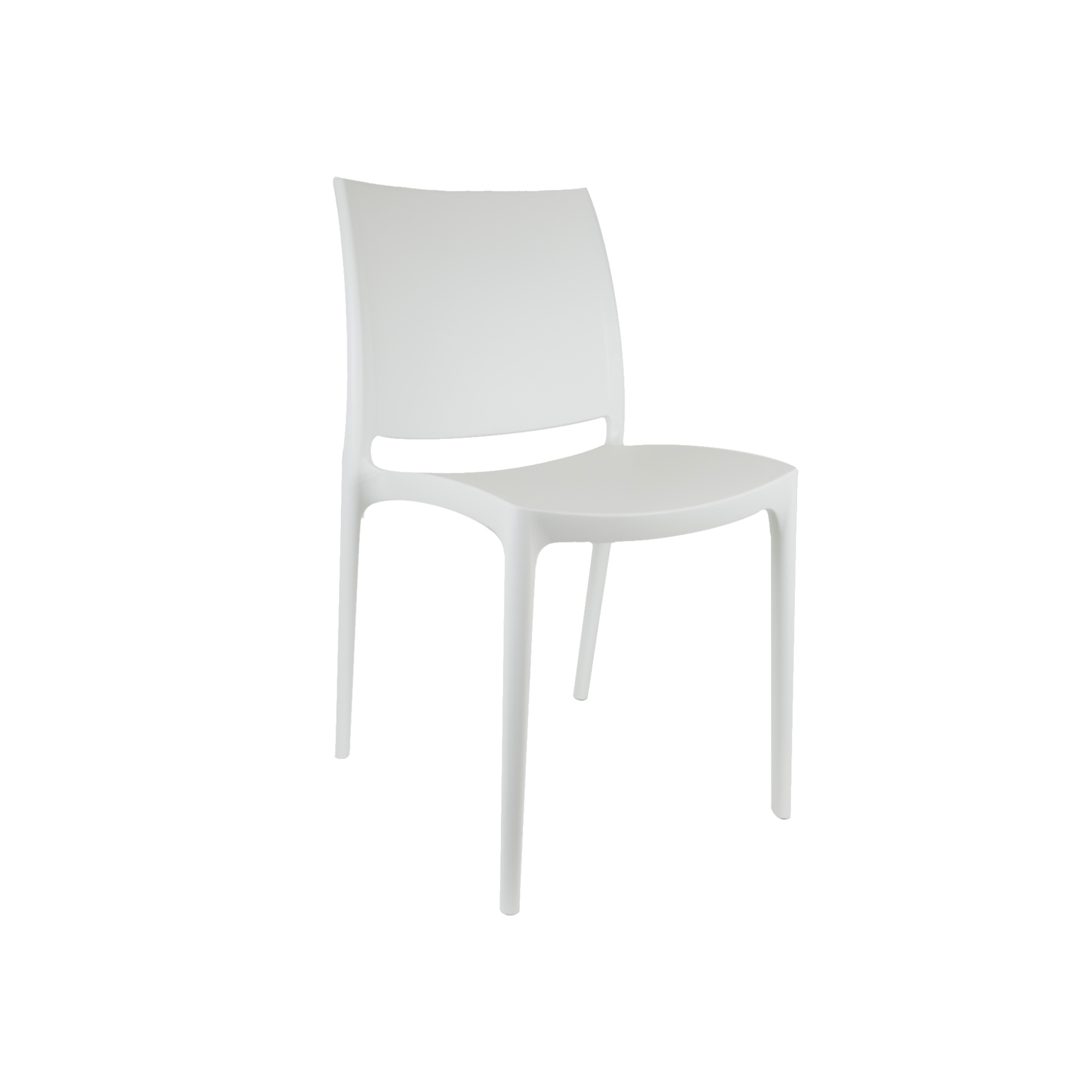 Photo de Chaise en polypropylène blanche Nova