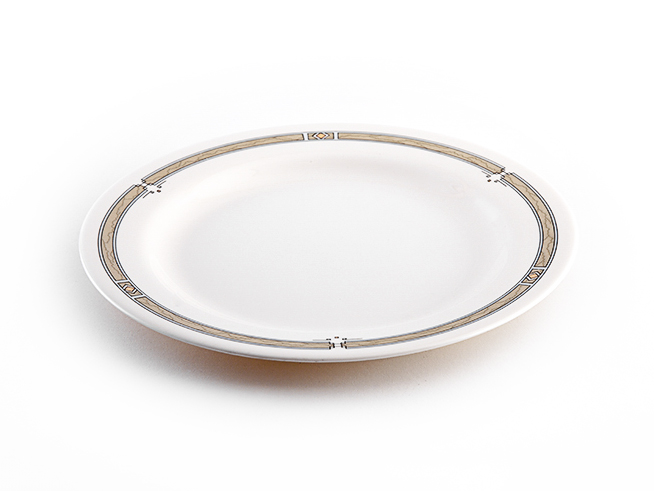 Photo de Assiette ronde diamètre 27 cm Carrare